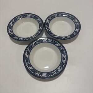 Lot of 3 DANSK Ceylon Portugal Bowls Rimmed Soup Salad Cereal Vintage